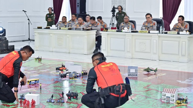 Polda Jambi Gelar Tactical Floor Game, Perkuat Kesiapsiagaan Hadapi Dinamika Kamtibmas